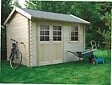 SOLID - Abri de jardin en bois Arles - L.358xH.246xP.238cm - vignette
