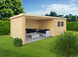 SOLID - Abri de jardin Rohan - Avec terrasse - Bois - 19,82m2 - vignette