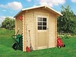SOLID - Abri de jardin Essen - Porte semi-vitrée - Kit ventilation - 3.92m2 - vignette