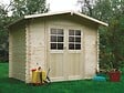 SOLID - Abri de jardin en bois Dresden - L.248xH.219.5xP.198cm - vignette