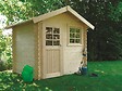 SOLID - Abri de jardin bois Saran - Dimensions L.344xl.215xH.239cm - vignette