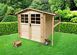 SOLID - Abri de jardin - Avec bûcher - Bois - 4,73m2 - vignette