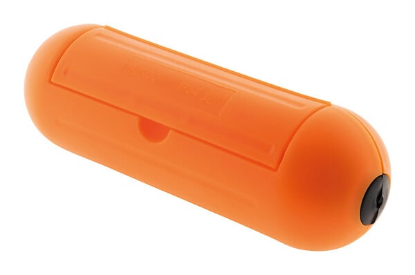 ZENITECH - Boîtier de protection pour rallonge IP54 Orange - large