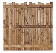Collections Atlante - Panneau de clôture pin - Marron - 180x180cm - vignette