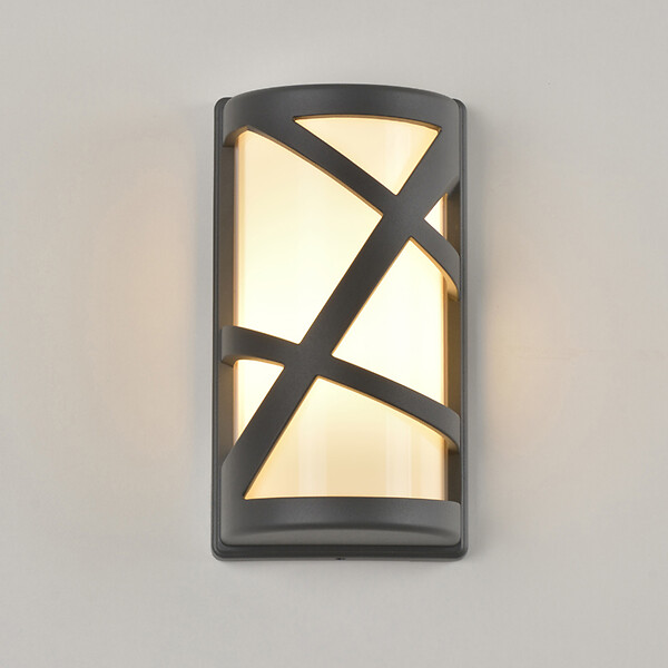 COREP - Applique extérieure aluminium Island Anthracite IP44 - large