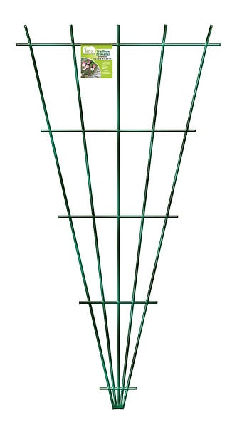 JANY - Treillage mural en métal éventail - Vert - H.150xL.75cm - large