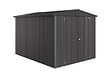 BIOHORT - Abri métal Europa T6 - Gris foncé - L.244xH.203xP.300cm - vignette