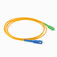 METRONIC - Câble fibre optique Free - monomode 2 m - vert et bleu - vignette