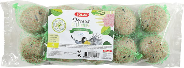 ZOLUX - Boule de graisse 90g par 10 - large