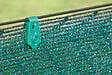 NORTENE - 20 pinces de fixation pour brise-vue tissés vert 3.40x2cm - vignette