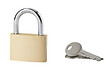 COTEKA - Cadenas laiton 45mm anse acier 2 clés - vignette