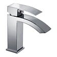 PLANETE BAIN - Mitigeur lavabo chromé avec bonde H 18 cm - Esprit moderne - vignette