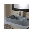 PLANETE BAIN - Vasque à poser en pierre naturelle Versailles Gris ardoisé - vignette