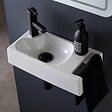 PLANETE BAIN - Lave mains suspendu avec porte serviette Dallas - vignette