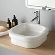 PLANETE BAIN - Vasque semi encastrable ou à poser blanche - Samoa - vignette