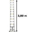 GT MARKET - Échelle télescopique en aluminium - 3.80 mètres - vignette