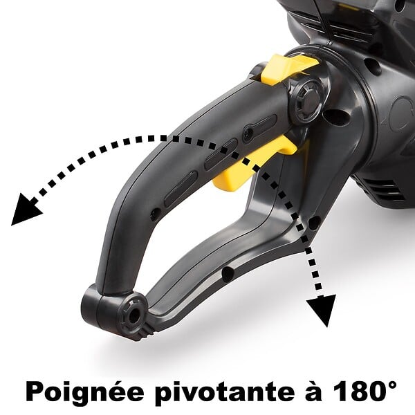 GT ELEC - Taille-haies sans fil à batterie, 40 V, GT ELEC + batterie 2 Ah + chargeur - large
