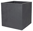 EDA - Pot de fleurs carré 50 cm Basalt gris anthracite - vignette