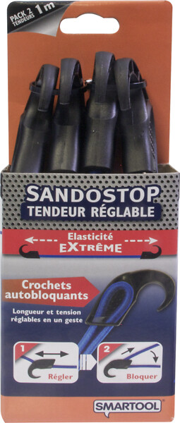 SMARTOOL - Lot de deux tendeurs Sandostop - Bleu - large