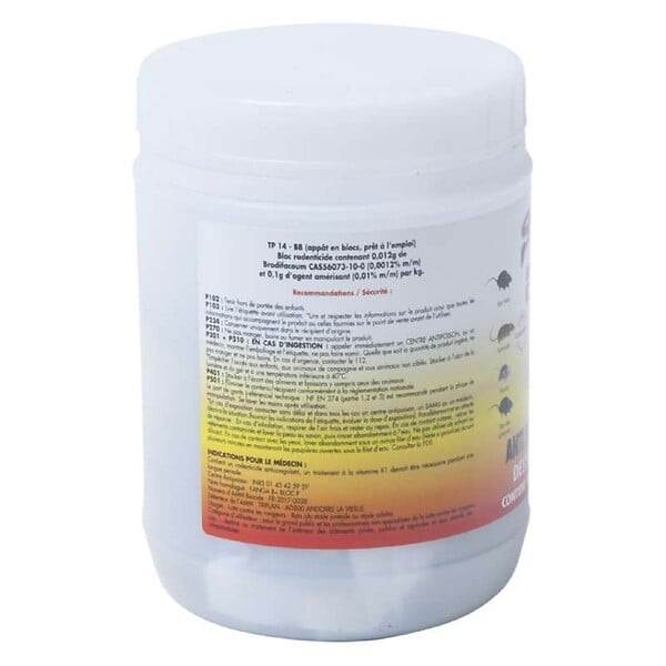 SUBITO - Appât blocs hydro rats et  souris 300g Subito - large