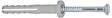 FISCHER - Cheville NF à clou nylon - 8mmx80mm-40mm - 100 pieces - vignette