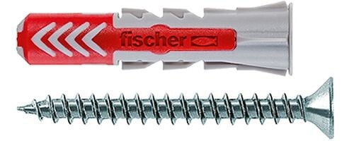 FISCHER - Blister 18 chevilles tous matériaux DUOPOWER diam 6. 8 et 10mm +vis - large