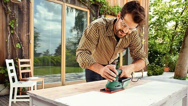 BOSCH - Ponceuse multi 200W - avec SystemBox M - large