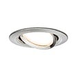 PAULMANN - Kit enc PAULMANN Nova Coin rond orient. LED 1x6.5W 2700K Acier brossé - vignette
