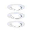 PAULMANN - ENC Base rd Noir LED 3x5W Blc-Met - vignette