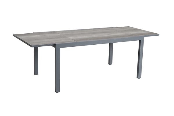 Table de jardin TREE - Aluminium - Gris foncé - 10 personnes - large