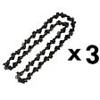 GT GARDEN - Lot de 3 chaînes 44 maillons pour multifonction 4 en 1 et outil sur perche - vignette