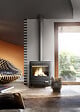 INVICTA - Poêle à bois en fonte Kazan - Anthracite - 9kW - vignette