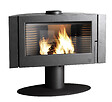 INVICTA - Poêle à bois en fonte Antaya - Fonte - Anthracite - 12kW - vignette