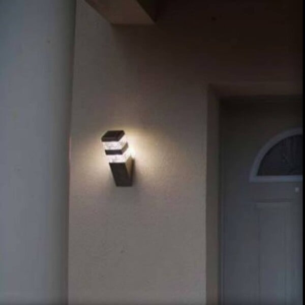LUMIHOME - Applique exterieure led pyramide flambeau 230v - large