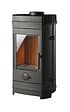 INVICTA - Poêle à bois en fonte Chatel - Anthracite - 8kW - vignette