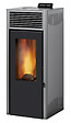 INVICTA - Poêle à granulés Nola 10 - Acier - Gris - 10kW - vignette