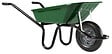 HAEMMERLIN - Brouette Aktic premium galva 100 avec roue gonflee - Kaki - vignette