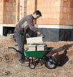 HAEMMERLIN - Brouette Aktic premium galva 100 avec roue gonflee - Kaki - vignette