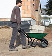 HAEMMERLIN - Brouette Aktic premium galva 100 avec roue gonflee - Kaki - vignette