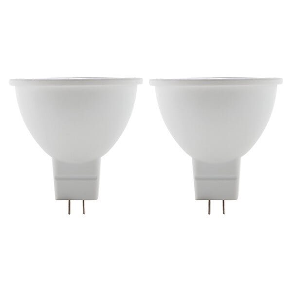 ELEXITY - Lot de 2 spots LED 3,5W GU5,3 250lm 2700K - Blanc chaud - Elexity - large