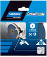 NORTON - Lot 3 disques fibre abrasif 127x22mm - Grain 80 - vignette