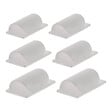 ZENITECH - Lot de 6 clips larges (auto-collants) pour cordons et câbles - Zenitech - vignette