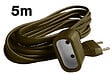 ZENITECH - Rallonge 5m - HO3VVH2F 2x0,75mm² 6A - or - Zenitech - vignette