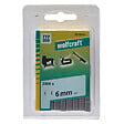 WOLFCRAFT - Agrafes acier trempé Type 050 6mm - vignette