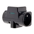 ZENITECH - Triplite parafoudre 2x16A 2P+T + 1x6A 2P - Noir - Zenitech - vignette
