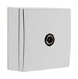 BELVUE - Prise TV saillie Bel'Vue Ø9.52mm - gris - Zenitech - vignette
