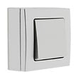 BELVUE - Bouton poussoir saillie gris - Bel'Vue - Zenitech - vignette