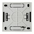BELVUE - Bouton poussoir saillie gris - Bel'Vue - Zenitech - vignette