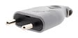 ZENITECH - Fiche mâle 2P 6A latérale - Gris - Zenitech - vignette