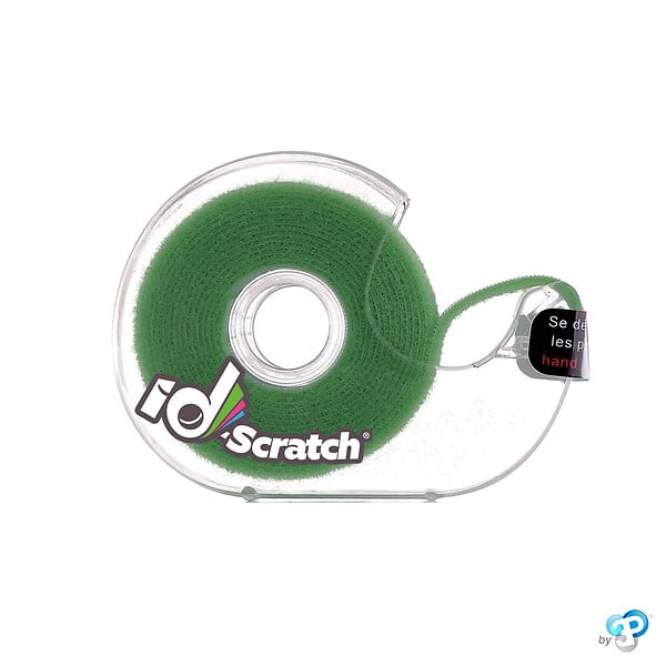 ID-SCRATCH - Bande scratch auto-agrippante - Vert - 2 m x 2 cm - large